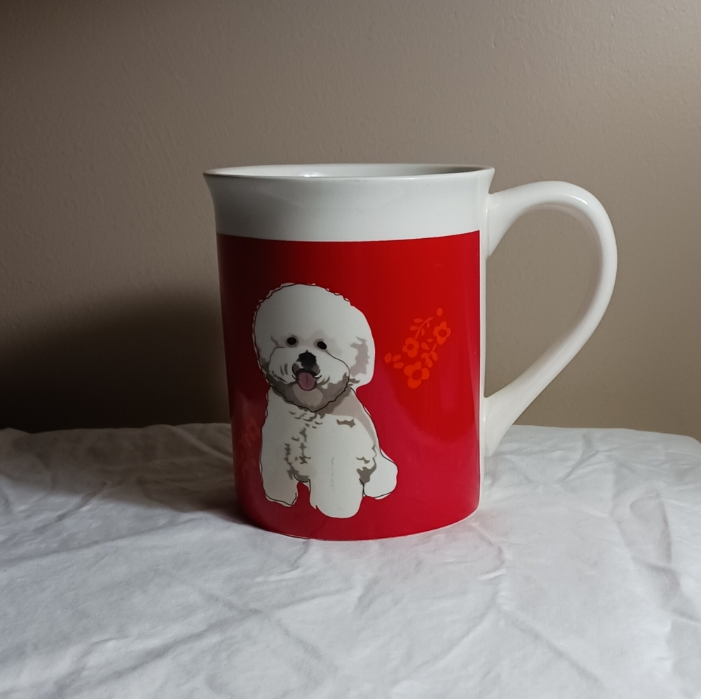 Department 56 Bichon Dog Mug